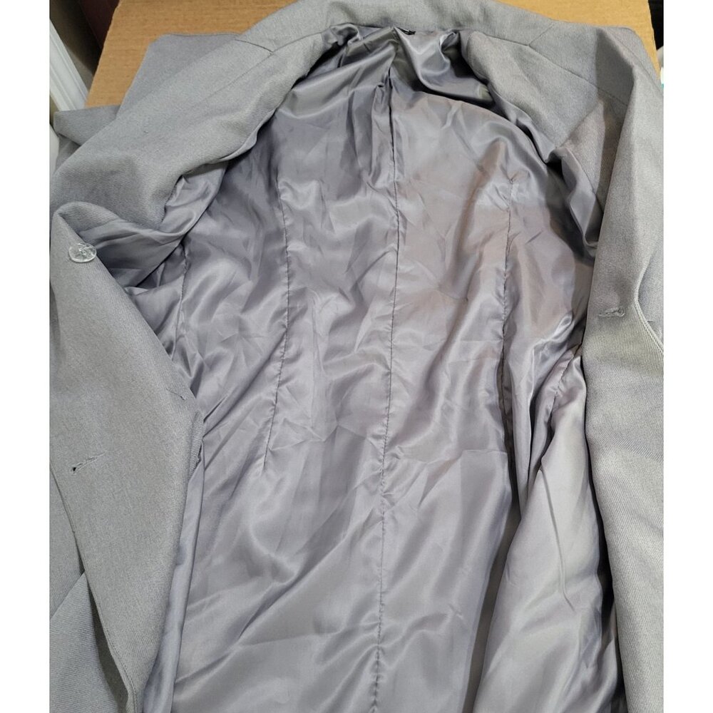 SHEIN Women's SZ 2 Belted Blazer Dress Gray - Picture 12 of 12